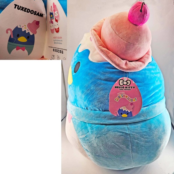 kellytoy squishmallow large pillow plush toy